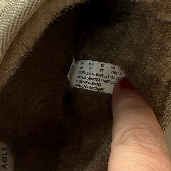 American Eagle Outfitters Women's Hangout Slip On Platform Slippers Tan Size 10 - Picture 8 of 9